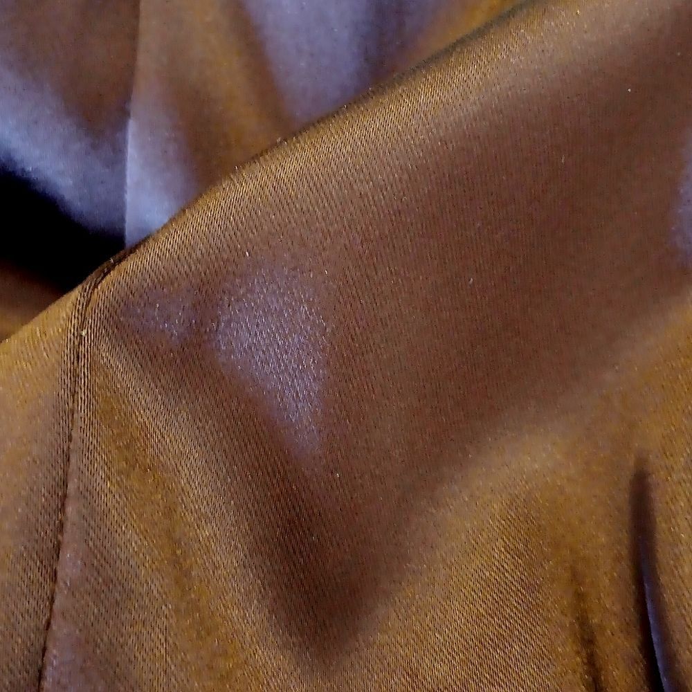 Calvin Klein Chocolate Brown Stretch Satin Dress - Picture 10 of 11